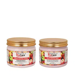 BEAUCODE BIOCARE Set of Fruity Cocktail Mask & Scrub For All Skin Types - 500g each-32