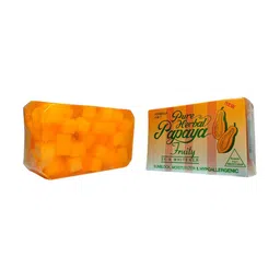 Queue Pure Herbal Papaya 4 in1 Skin Whitening Soap-12