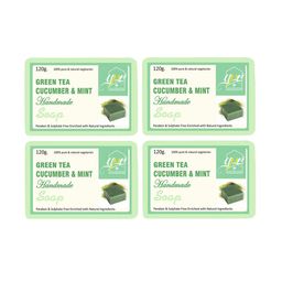 YNB YOURS NATURAL BUDDY Pack of 4 Organic Handmade SLS & Paraben Free Soap-54