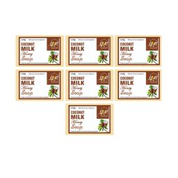 YNB YOURS NATURAL BUDDY Pack of 7 Organic Coconut Milk & Honey Soap 840 gm-5
