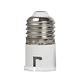 Areezo E27 to B22 Bulb Holder Converter Adapter – Compatible with E27 Screw Bulbs to B22 Pin Fitting for Easy Conversion (Pack Of 1) image 1