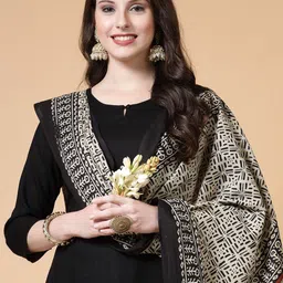 NEW STYLISH Regular Kurta with Palazzo & Dupatta image 2