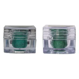Veoni BELLE Holographic Set Of 2 HD Glitter Eyeshadow-5g Each-Sea Green-Emerald Green-0