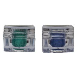 Veoni BELLE Holographic Set Of 2 HD Glitter Eyeshadow-5gEach-Sea Green 12-Electric Blue 03-8