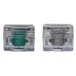 Veoni BELLE Holographic Set Of 2 HD Glitter Eyeshadow-5g Each-Sea Green 12-Dark Starlit 18 image 2
