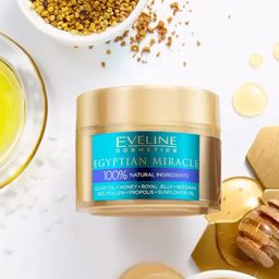 Eveline Cosmetics Egyptian Miracle Face Body & Hair Rescue Cream with Honey - 40 ml-49