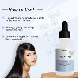 Nirvasa 2-Pcs Hair Vitals Serum For Hairfall Control - 50ml Each image 5