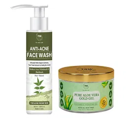 TNW the natural wash Set of Anti-Acne Face Wash & Pure Aloe Vera Gold Gel-51
