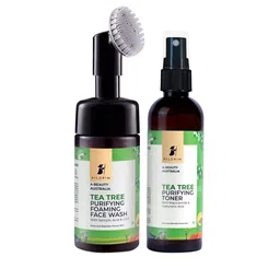 Pilgrim Clear Skin Kit - Foaming Face Wash & Alcohol-Free Toner - Cleanse & Tighten Pores-image-46