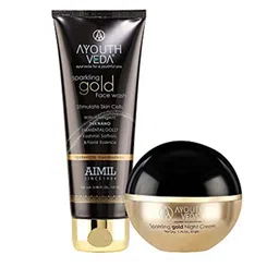 AYOUTHVEDA Sparkling Gold Skin Care Gift Set For Fine Lines & Wrinkles-5