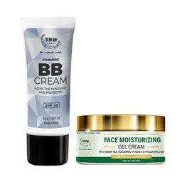 TNW the natural wash Set of Face Moisturizing Gel Cream & SPF 30 BB Cream-46
