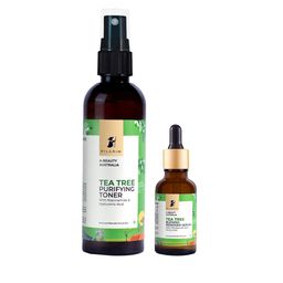 Pilgrim Spot Removal Kit with 10% Niacinamide & Tea Tree Toner +  Blemish Remover Serum-53