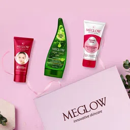 MEGLOW Face Wash Aloevera Gel & Face Cream-30