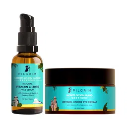 Pilgrim Korean Beauty Brighten & Depuff Skin Care Set For Wrinkles-53