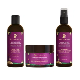 Pilgrim Red Vine Anti Ageing Face Care Kit for Youthful Glow-51