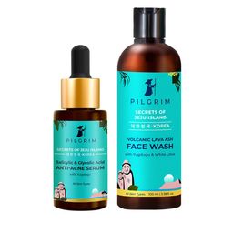 Pilgrim Secrets of Jeju Island Acne Control Facial Kit for Clear & Glowing Skin-58