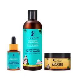 Pilgrim Radiant Glow Smoothening & Brightening Skin Care Gift Set-36
