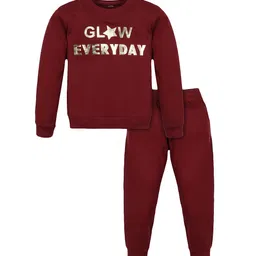 PLUM TREE Girls Burgundy Clothing Set-picture-51