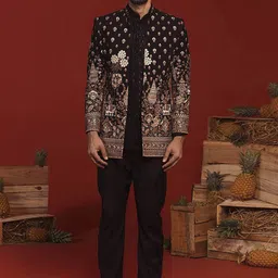 KALPRAAG Embroidered Sherwani-image-77