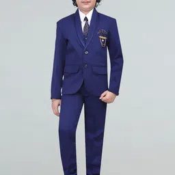 BT DEZINES Infant Boys Single-Breasted 5-Piece Party Suits-image-14