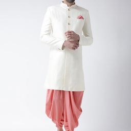 KISAH Self-Design Sherwani &  Dhoti pant-picture-28