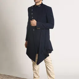 Manyavar Self Design Sherwani Set-picture-43