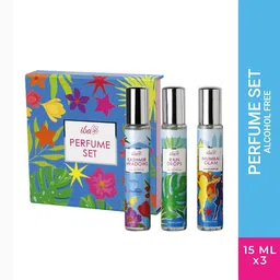 Iba Eau De Parfum Set - 15ml Each - Kashmir Meadows + Rain Drops + Mumbai Glam-21