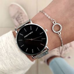 JOKER & WITCH Women Silver-Toned Watch Gift Set-image-55