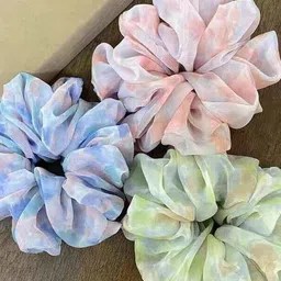 Krelin Set of 3 Printed Ponytail Holders-6