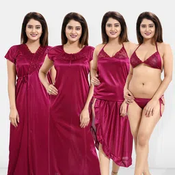 Be You Pack Of 6 Maxi Wrap Nightdress-picture-51