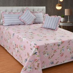 MORADO Pink 5 Pieces Printed Bedding Set-image-90
