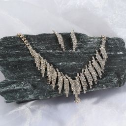 SOHI Silver-Plated Stone-Studded Jewellery Set-image-34
