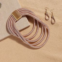 SOHI Gold-Plated Designer Jewellery Set-58