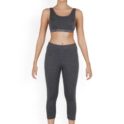 SELFCARE Women Striped Thermal Set-image-93