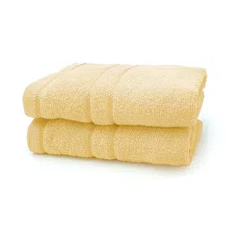 Signature Zero Twist Yellow 2-Pcs Pure Cotton Hand Towels-87