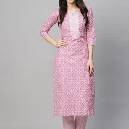 Sanwariya Silk Floral Printed Regular Kurta with Trousers-picture-47