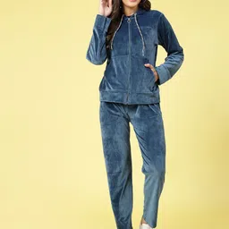 Clora Creation Hooded Sweatshirt With Straight Trousers-picture-11