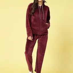 Clora Creation Hooded Sweatshirt With Trousers-picture-36