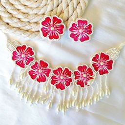 Crunchy Fashion Artificial Beads Jewellery Set-image-52