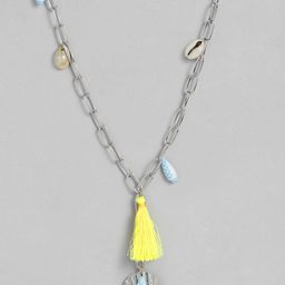 Sangria Women Silver-Toned Embellished Jewellery Set-image-32