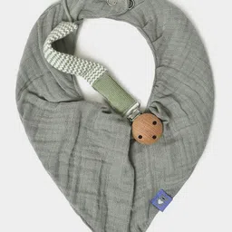 MiArcus Kids Drool Bib With Pacifier Band Set-58