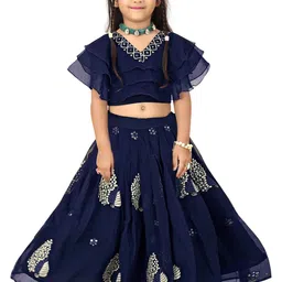BAESD Girls Embroidered Ready to Wear Lehenga and Choli-picture-51