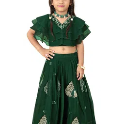 BAESD Girls Embroidered Ready to Wear Lehenga and Choli-image-7