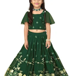 BAESD Girls Embroidered Ready to Wear Lehenga and Choli-image-35
