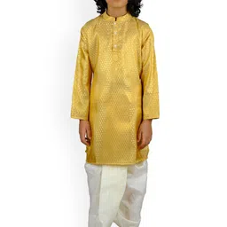 Sethukrishna Boys Ethnic Motifs Kurta with Dhoti Pants-picture-34