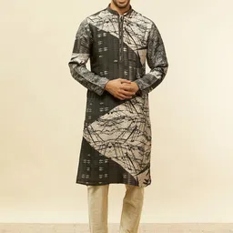 Twamev Printed Regular Kurta with Churidar-image-55