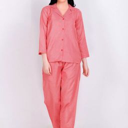 LastInch Checked Pure Cotton Night suit-image-73