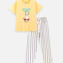 Nap Chief Kids Typography Printed Pure Cotton Night suit-picture-40