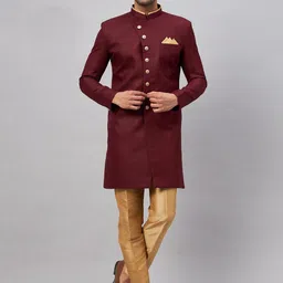 VASTRAMAY Indowestern Sherwani Set-image-79