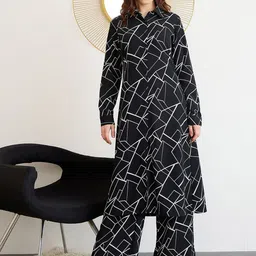 Berrylush BIZwear Printed Tunic & Trouser Co-Ord Set-picture-18